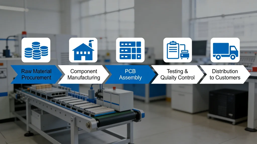 pcba supply chain and manufacturing workflow