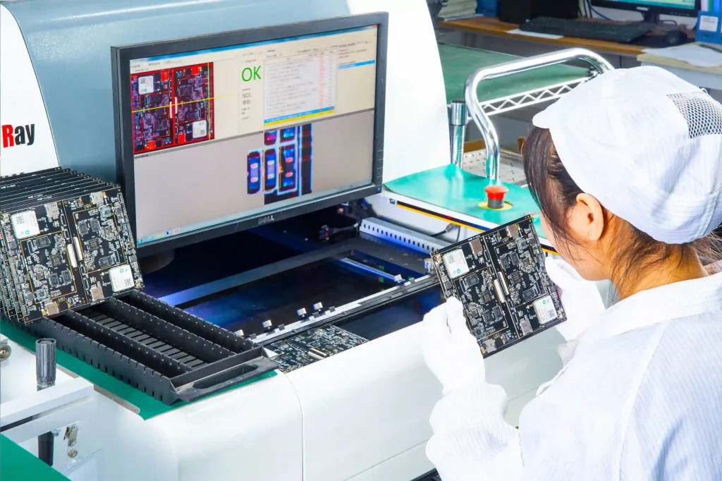 electronic component inspection and traceability process